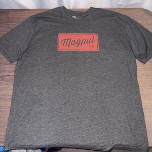 Magpul Industries Short Sleeve Graphic T Shirt Size 2XL Heathered Gray